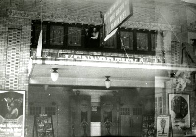 The Kenworthy Theatre Marquee in Moscow, Idaho