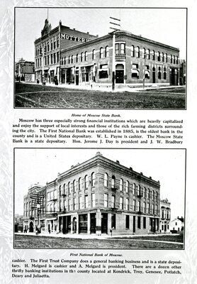 Banks of Moscow, Idaho