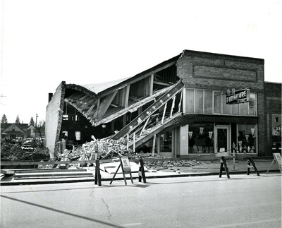 The exterior of B & H Furniture Store