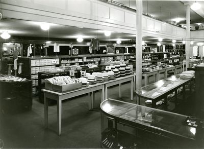 David's Department Store mens' hat department