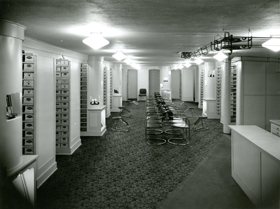 David's Department Store shoe department