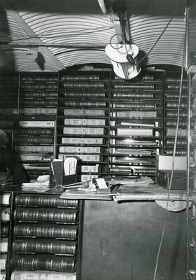 Latah County Courthouse interior book storage
