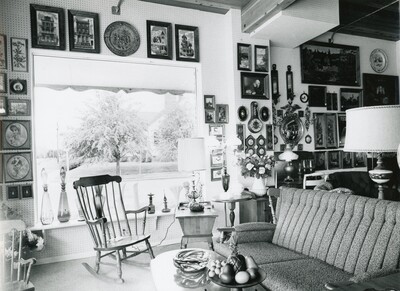A rocking chair among other pieces at The Maple Shop