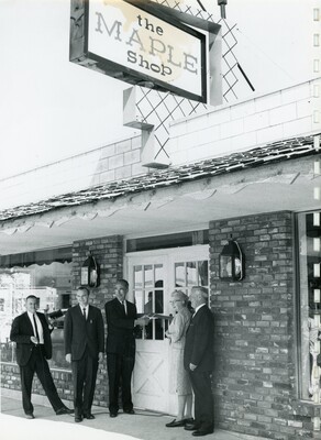 Ribbon cutting at The Maple Shop