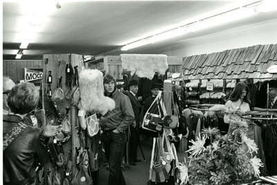 Customers in The Sheep Shop