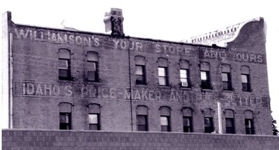East Side of the McConnell Building with ghost signs