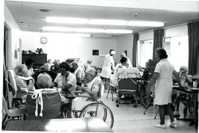 Gritman Hospital dining room