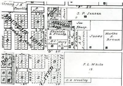 Plat Map of D and F Streets