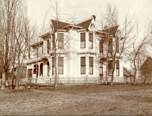 Fenced McConnell Mansion