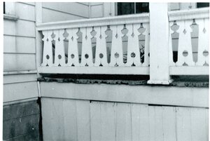Railing on Back Porch