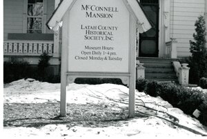 Original McConnell Mansion Sign