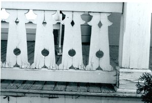 Front Porch Railing of the McConnell Mansion