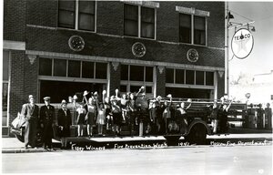 Children Visit Fire Dept.