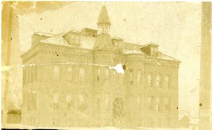 Moscow High School in winter