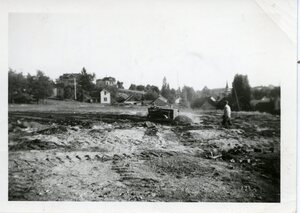 Moscow High football field construction