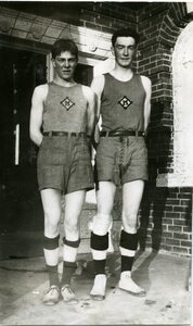 Moscow High School basketball players