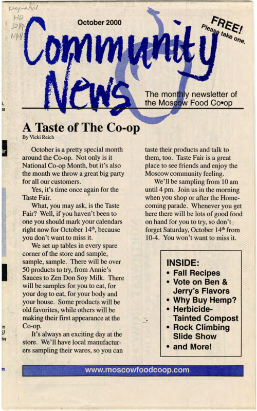 Community News October 2000