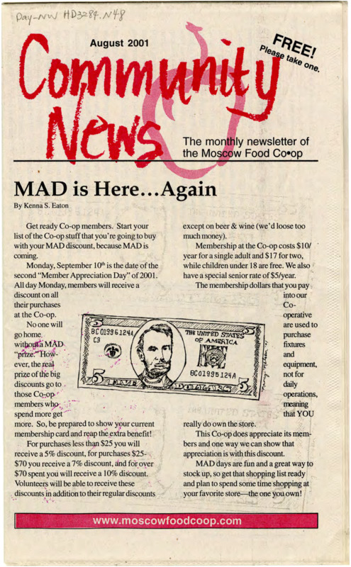 Community News August 2001