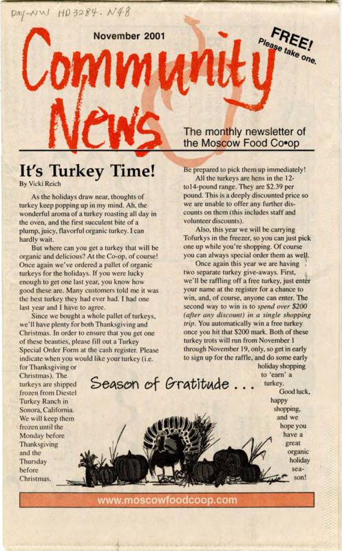 Community News November 2001
