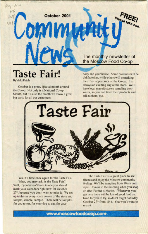 Community News October 2001