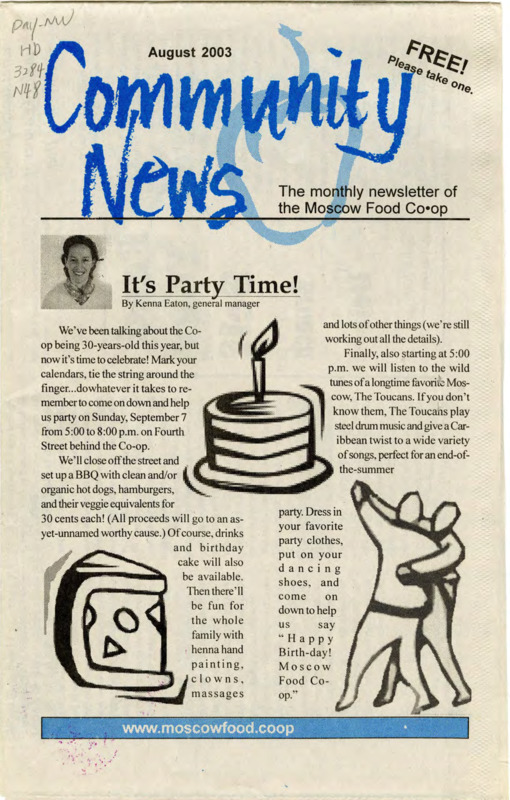 Community News August 2003