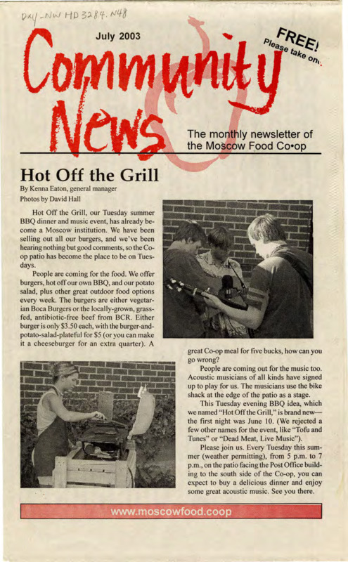 Community News July 2003