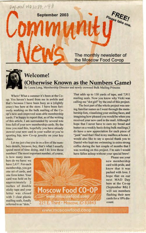 Community News September 2003
