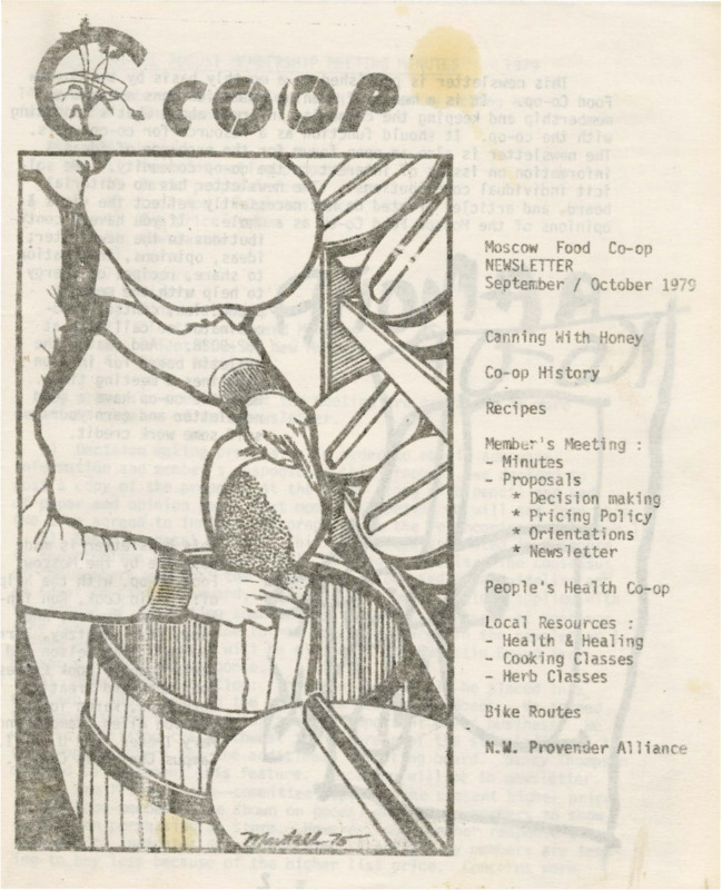 Moscow Food Co-op Newsletter September/October 1975
