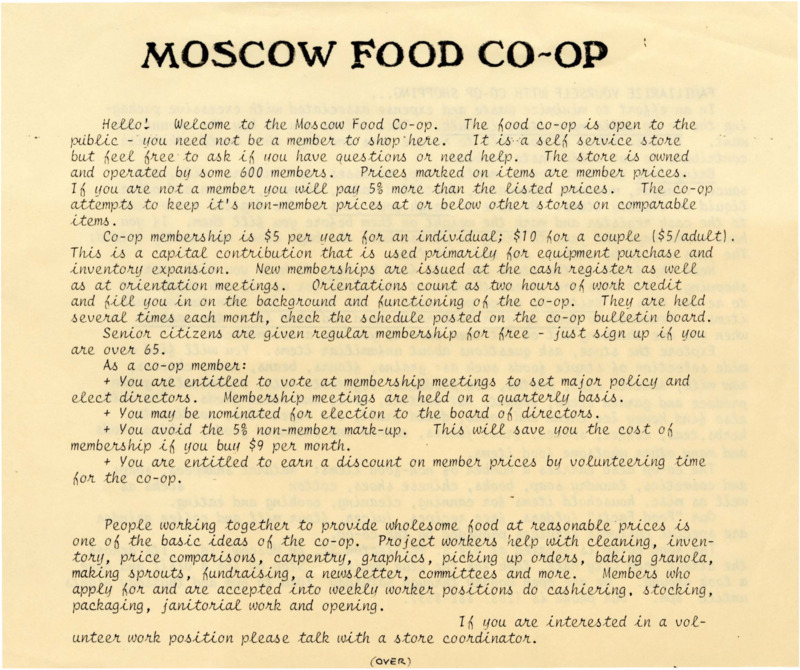 Moscow Food Co-op 2010 Annual Report