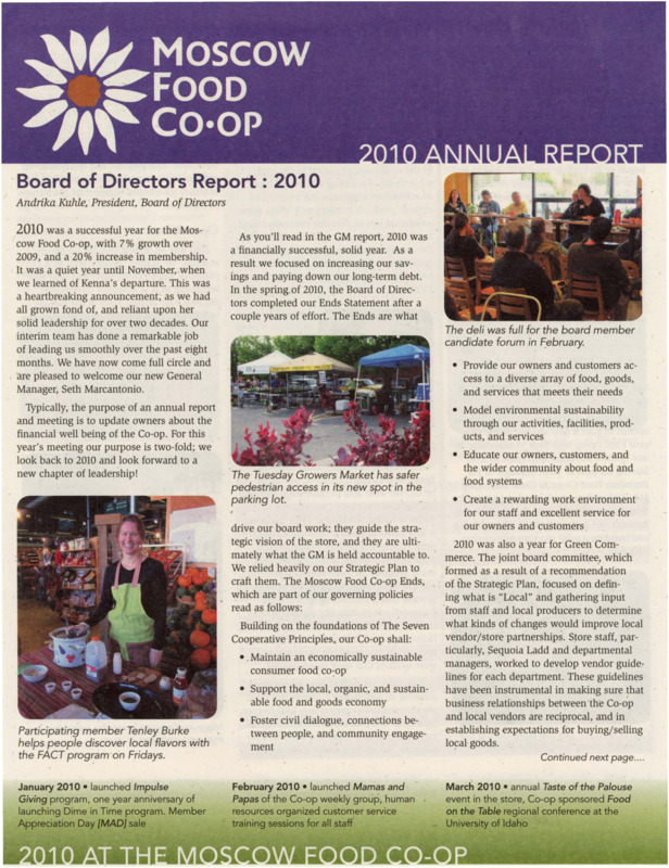 Moscow Food Co-op 2010 Annual Report