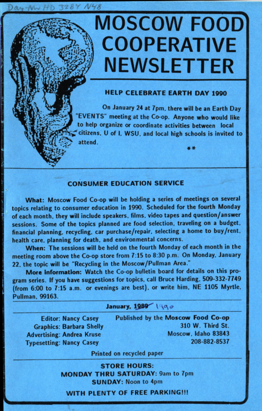 Newsletter January 1990