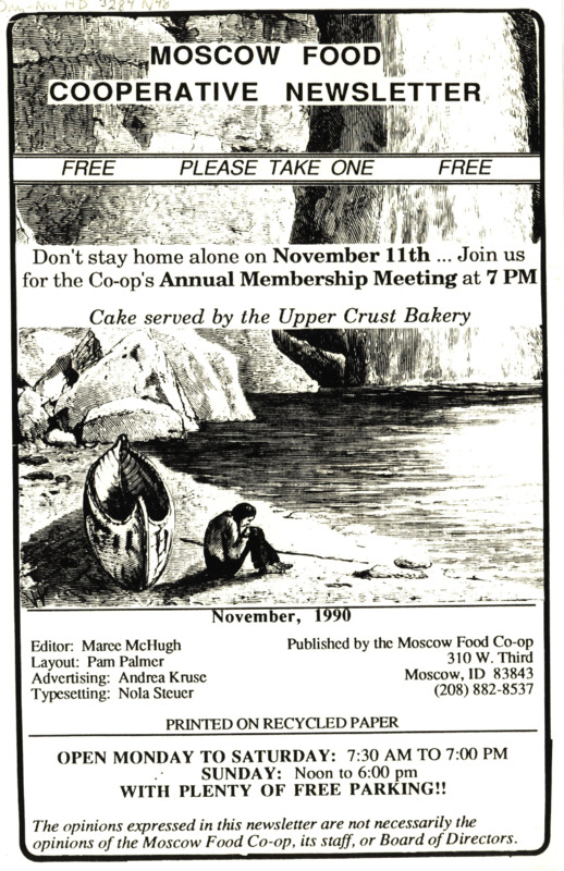 Newsletter November 1990