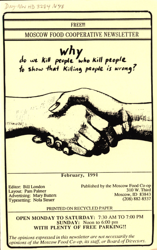 Newsletter February 1991