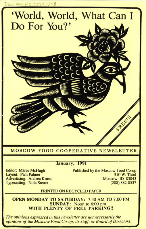 Newsletter January 1991