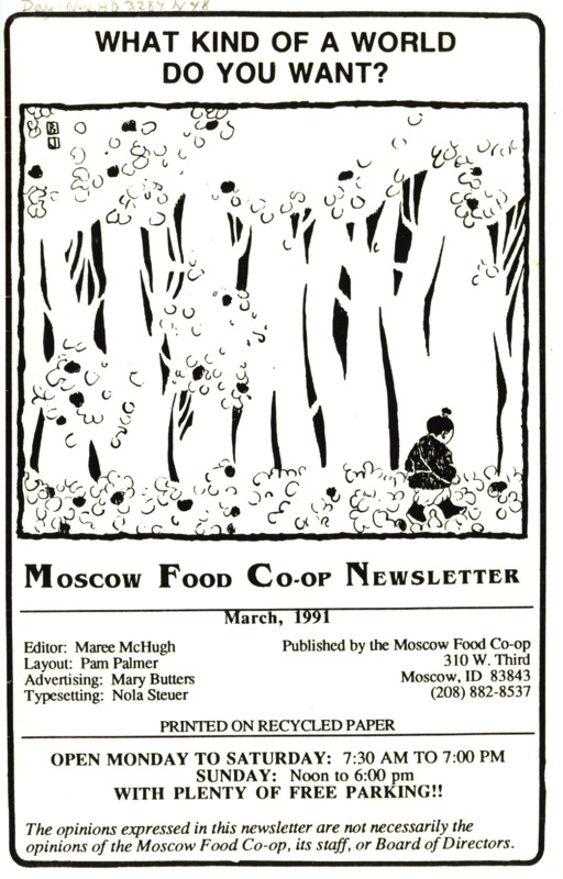Newsletter March 1991