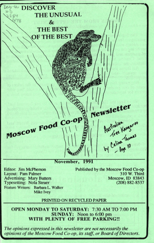 Newsletter November 1991