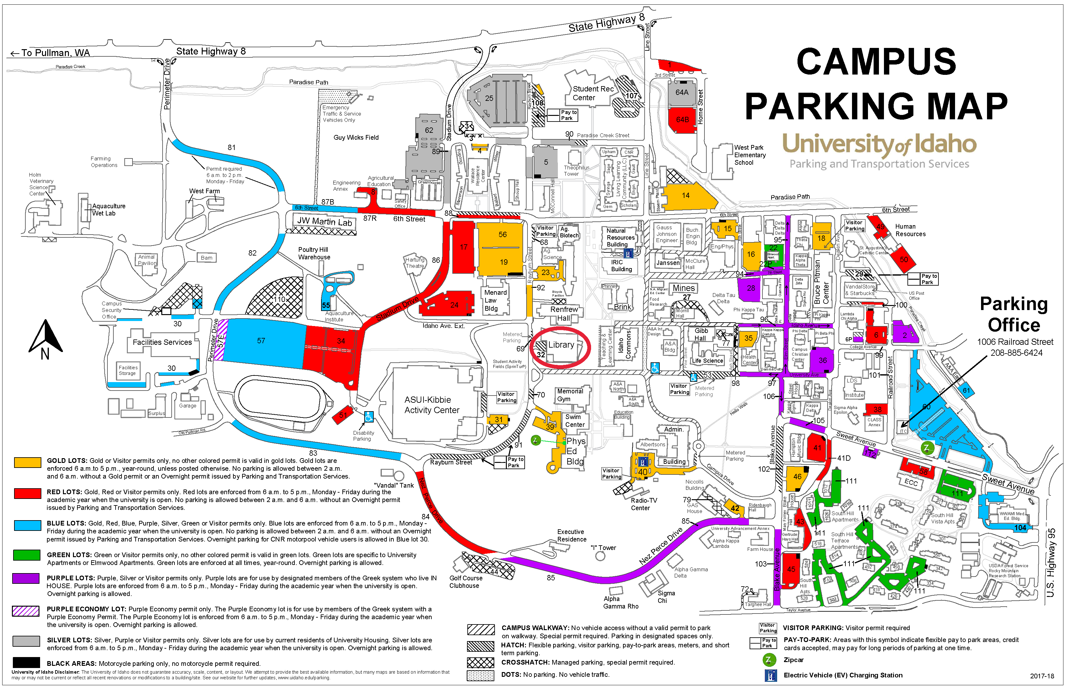 University Of Idaho Library Directions And Parking