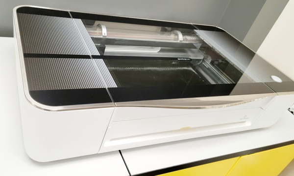 large white Glowforge laser cutting machine