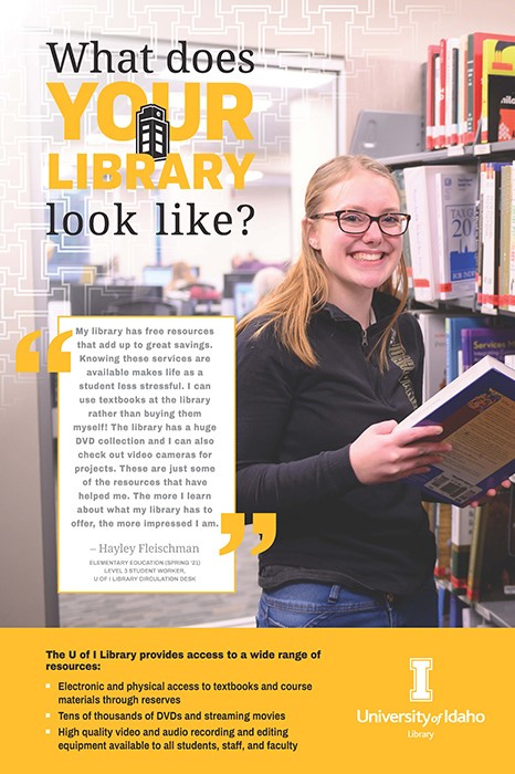 Hayley Fleischman My Library Poster