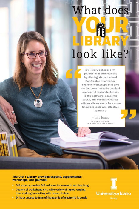 Lisa Jones My Library Poster