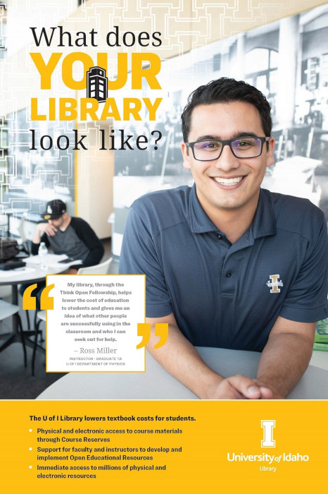 Ross Miller My Library Poster