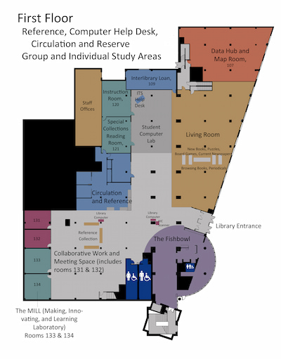 map of First Floor