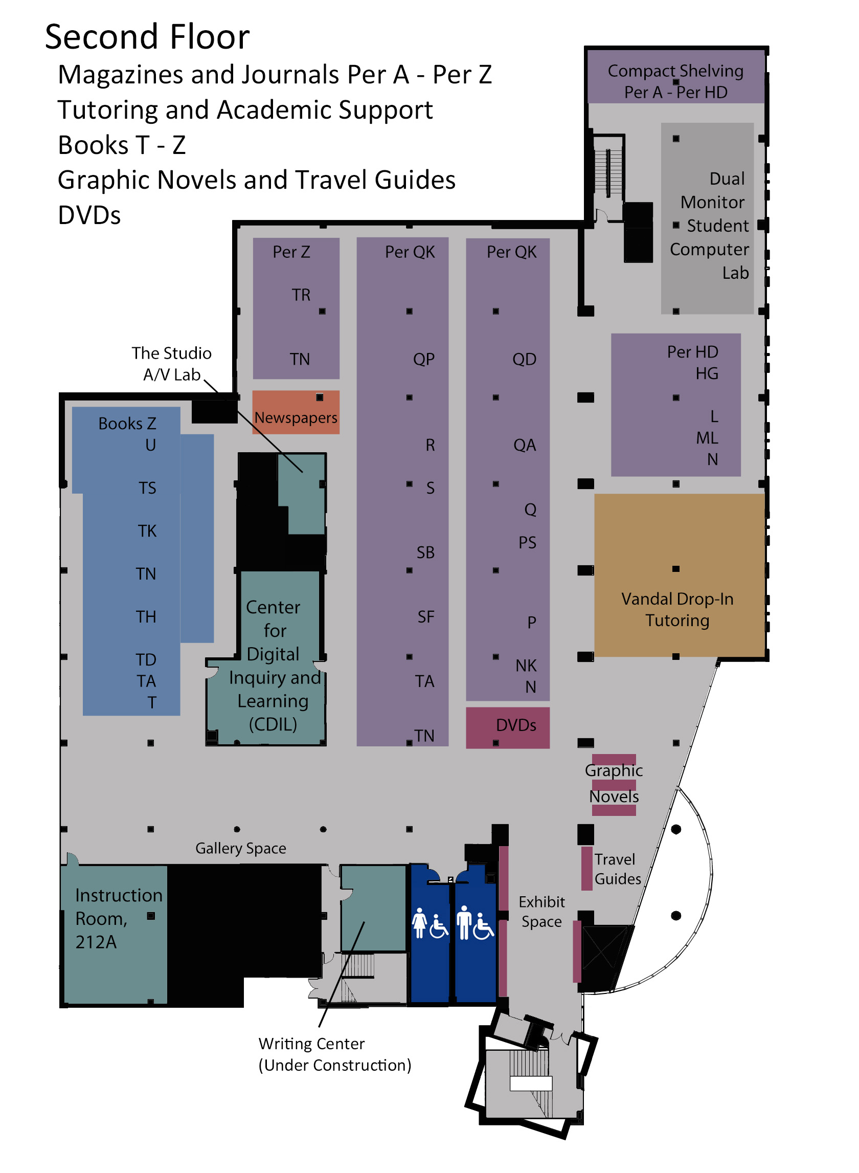 University Of Idaho Library Floor Maps