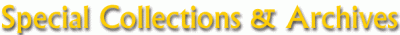 Page Header: Special Collections and Archives at the University of Idaho
 Library