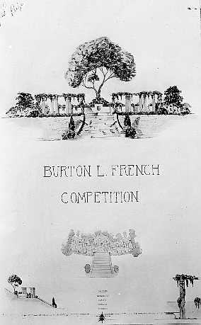Jones, Jedd. Design for Memorial Steps competition, 1933.