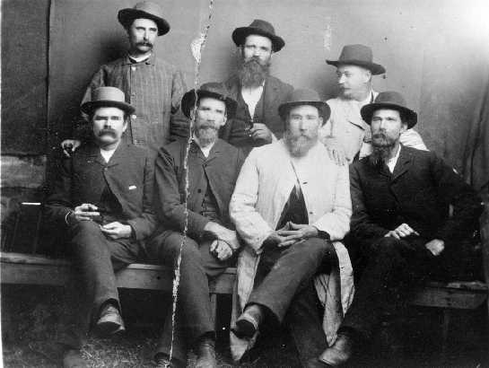 Photo: Moscow businessmen. 1888(?).