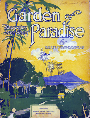 Sheet music cover: Garden of Paradise